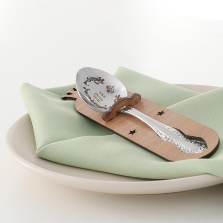 A spoon is registered, tea, with an engraving "Eva", h = 14-3