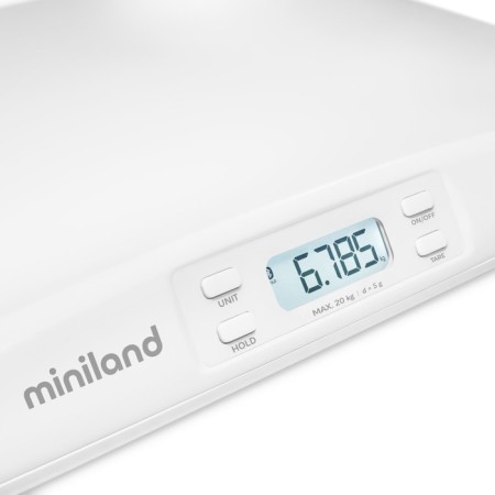 Libra Children's Electronic Miniland EMYSCALE PLUS, up to 22 kg, Connect Emybaby, 3haa-1