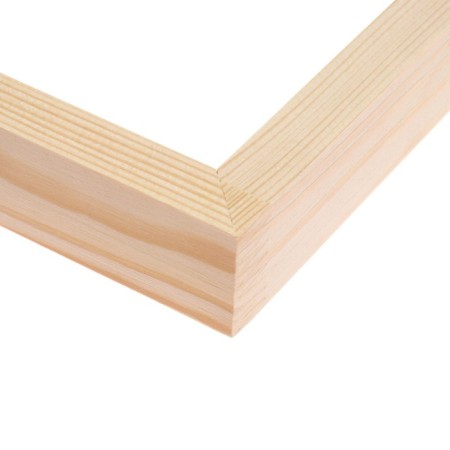 Frame for paintings (mirrors) 40 x 60 cm, profile 18 x 36 mm, liam, unpainted wood (suitable for decoration)-2
