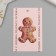 Cardboard "Happiness in the New Year" set of 10 pcs (5 types) 4x6 cm