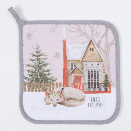 New Year. Take Ethel "Beasts in the City" 19x19 cm, 100% HL, Vatin 250 g/m2-1