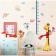 Stick plastic Interior color Rostomer "Giraffe and animals" 60x90 cm
