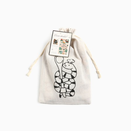 Set in the bag Ethel Xmas Cooking: a towel 40x70 cm, baking molds - 3 pcs.-6