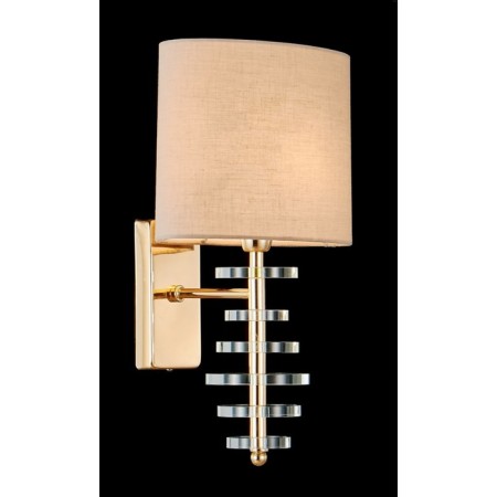 Bra Crystal Lux, Armando Gold 0181/401.2, E14, 1x60 W, 42x24 cm, gold color-1