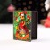 Wooden envelope for money No. 7 "Red snake, wealth", 9.8x8.5x2 cm