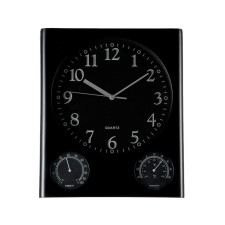Wall-wall watches with thermometer and hygrometer, smooth move, 31.5 × 26 cm, d-22.5 cm