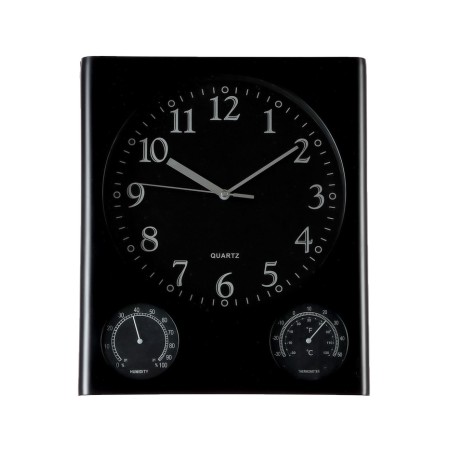 Wall-wall watches with thermometer and hygrometer, smooth move, 31.5 × 26 cm, d-22.5 cm