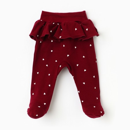 Children's sliders "Bear", burgundy color, height 56