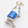 Jacket for dogs with weighting size 12 (DS 28, OG 38, Osh 27), silver-blue