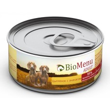 Canned food Biomenu Adult for dogs chicken with pineapples 95%-miso, 100g