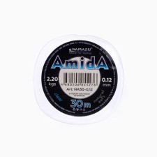 Namazu Amida fishing line, diameter 0.12 mm, test 2.2 kg, 30 m, transparent, 1 pc.