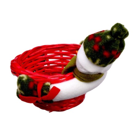 Candy "Snowman of the elegant" with a basket, capacity 100 g-1