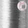 Metallized thread, 91 ± 1 m, silver color