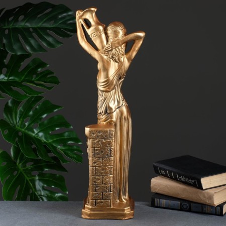 Figure "Girl with a jug" bronze, 15x19x56cm-2