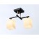 Suspended Ambrella Light, Modern, TR303112, 2HE27, Black Color, Gold