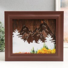 Closed Closed Mountains 26.5x31.5 cm nut