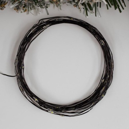 Garland "thread" 5 m Rosa, IP20, black thread, 50 LED, white glow, 2 modes, AAH3-1