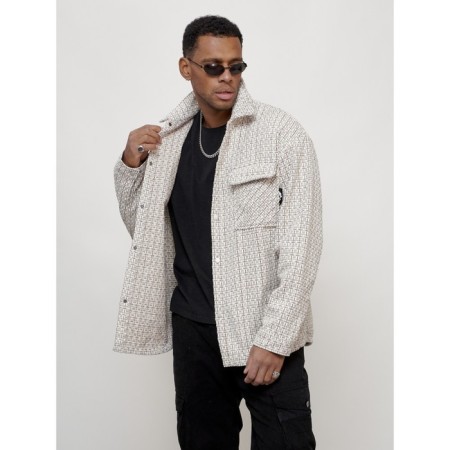 Male windbreaker, size 50, beige color-7