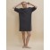 Female dress, size s, dark gray color