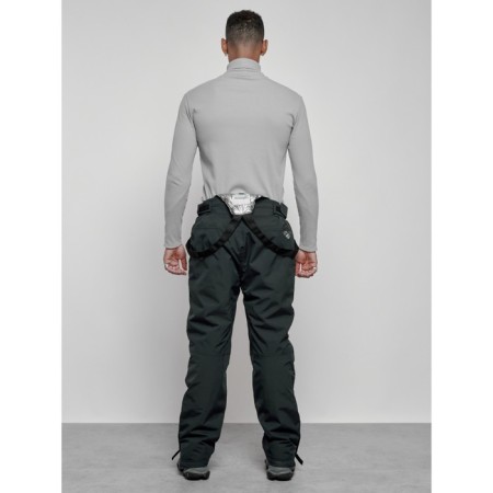 Semi-combinezone ski insulated male winter, size 48, dark green color-3