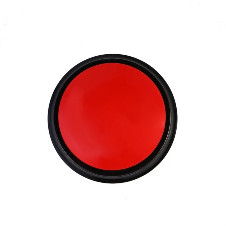 Button for games, with sound recording, 2 aaa, 8.9 x 4.2 cm, red-1
