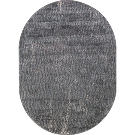 Oval Merinos Serenity carpet, size 200x290 cm, Gray color