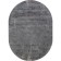 Oval Merinos Serenity carpet, size 200x290 cm, Gray color