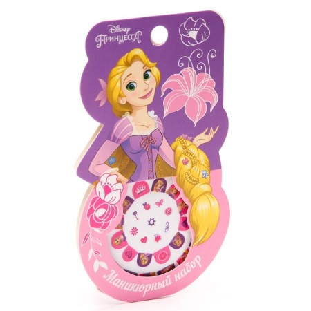 Manicure set. Nail stickers, Rapunzel-3