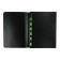 Folder-carte, A4, 6 departments, 700 μm, Erichkrause "Matt Accent", on the elastic band, embossing "sand", black, mix