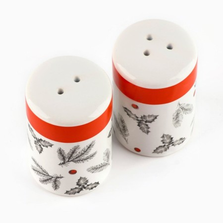 New Year! Set for spices New Year's ceramic "Rozhdestvensky!", 12x6.5x7 cm, white color-4