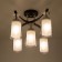 Ceiling chandelier Citilux "Fortune" CL156152, 47x36x35 cm, 5x75W, e27, brown color