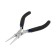 Mini tundra round -liners, nickelled, rubberized handles, 125 mm
