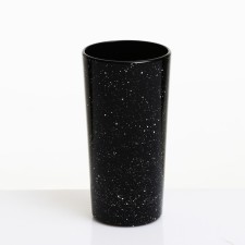 The glass is black