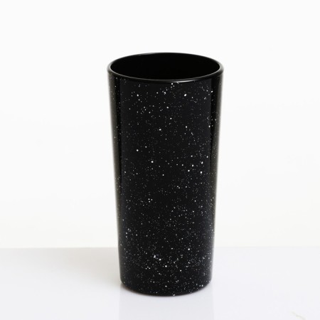The glass is black