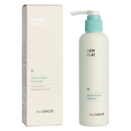 Derma Plan Gel to Foam Cleanser, 180 ml gel gel-1