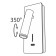 Bra Technical C041wl-L3W3K, LED, 3W, 7x6.5x18.6 cm, 200lm, white color