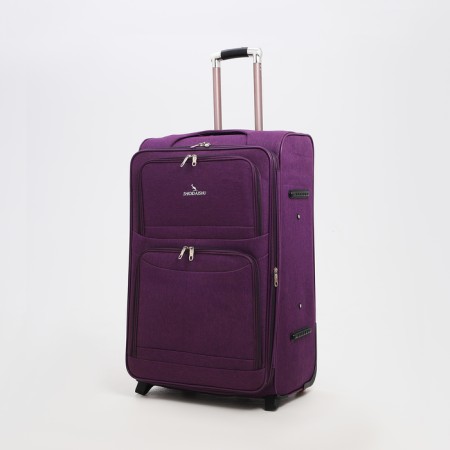 Big suitcase 28 ", a lightning department, code castle, 3 wheels, 2 external pockets, purple color