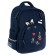 School backpack Bruno VisConti, 40 x 30 x 16 cm, ergonomic back, "raccoons, hearts"