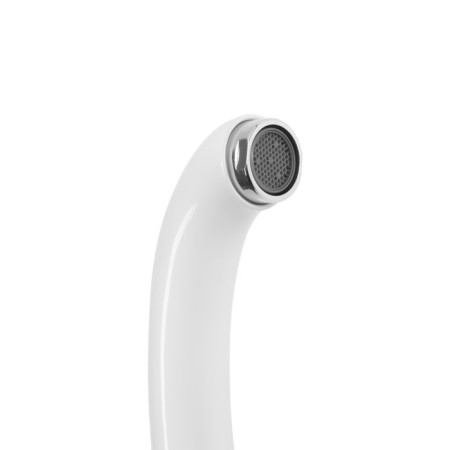 Accoona A4040G kitchen mixer, single -leaf, with nut, white-2