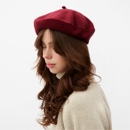 Takes female minku, burgundy color, rr 54-56-5