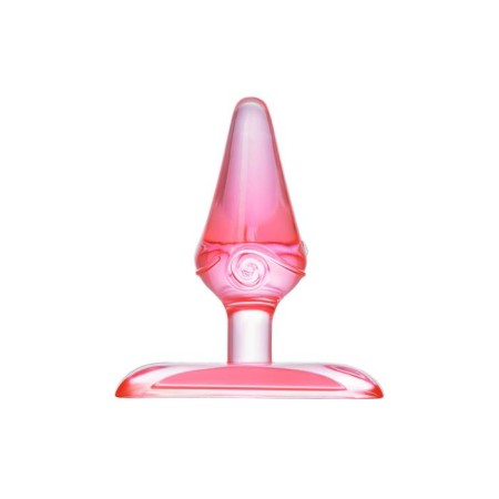 Anal plug, ABS plastic, red color, 6.5 cm, d = 2.5 cm-1