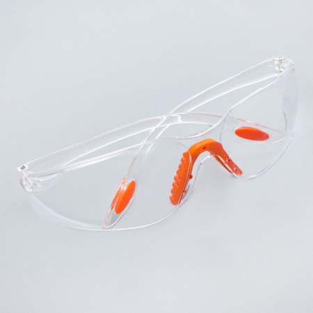 Open -type protective glasses transparent-3