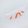 Open -type protective glasses transparent