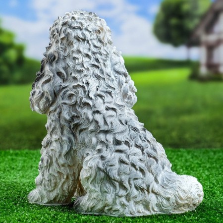 Garden figure "dog Poodle" 17x29x29cm-6