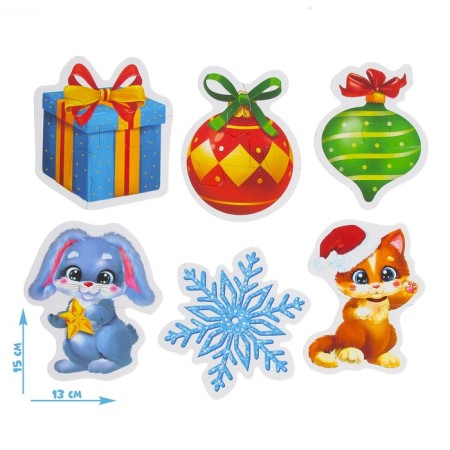 Maxi Puzzles "Decorate the Christmas tree", 6 puzzles-1