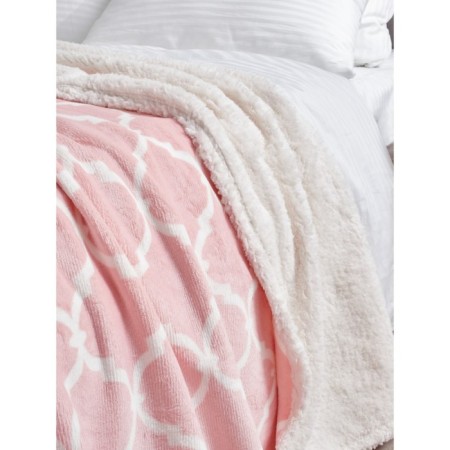 Pink Dreams, size 130x150 cm, monogram, pink-3