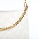 Bag Baget with a zipper, white color