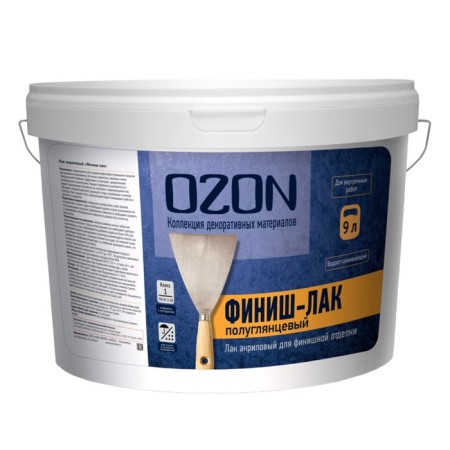 Acrylic varnish Ozon "Finish-Lyx" 9l (9kg)