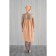 Women's set for the sauna (Pareo+Chalma) with embroidery, peach