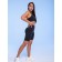 Sports women's shorts, size XS, black color